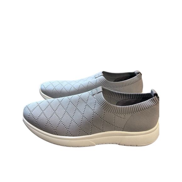 Anne Klein Gray Diamond IFlex Slip-On Aktina Shoes Sneaker Size 9M - Picture 2 of 9